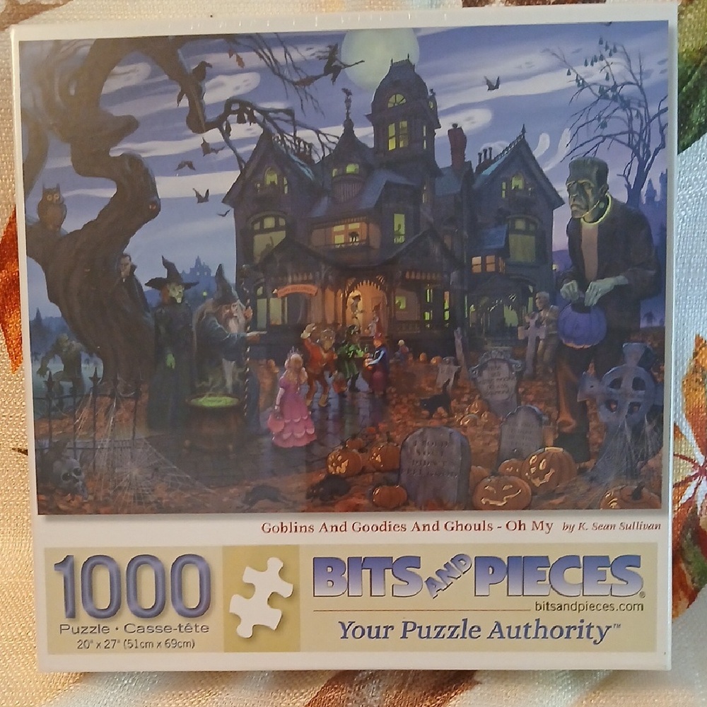 "Goblins & Goodies & Ghouls - Oh My" Halloween Puzzle - 1000 Pieces